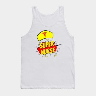 Super Nurse RN Super Power Nursing Tank Top